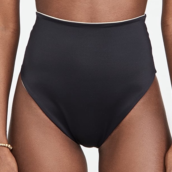 juan de dios reversible niche bikini bottoms in black/mocha - Picture 2 of 11